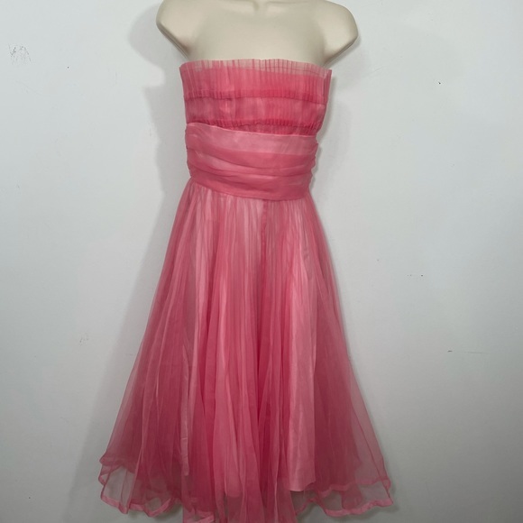 Betsey Johnson Pink Midi Dress - Picture 1 of 10
